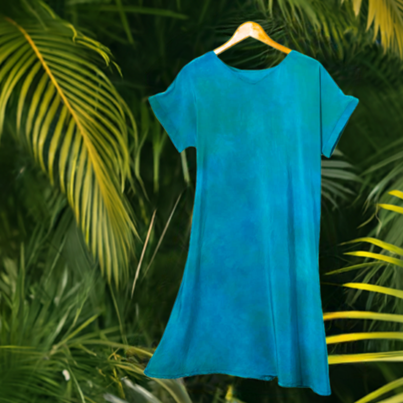 S/M Jade Silk Dress