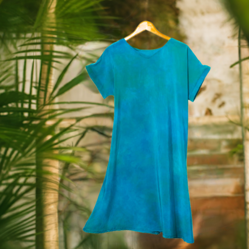 S/M Jade Silk Dress