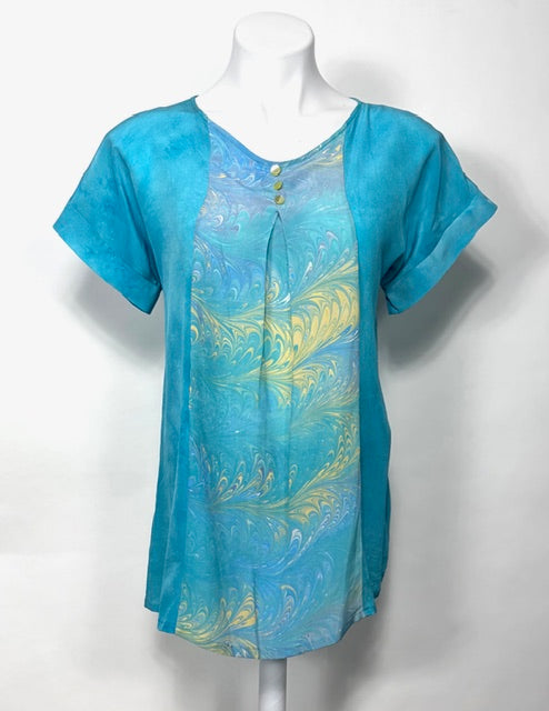 S/M Soft Jade with Blue, Yellow
