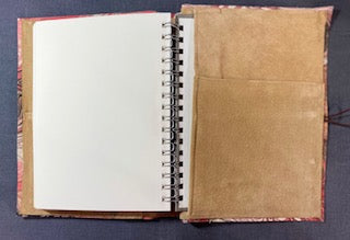 Coral Sands Marbled Silk Journal 9.75" x 7.5"