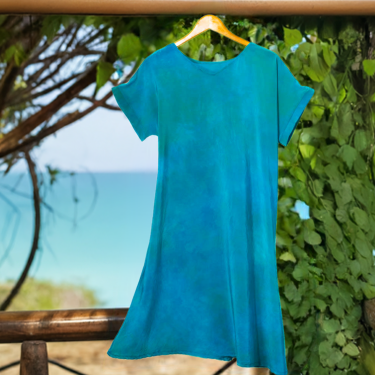 S/M Jade Silk Dress
