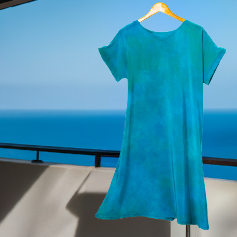S/M Jade Silk Dress