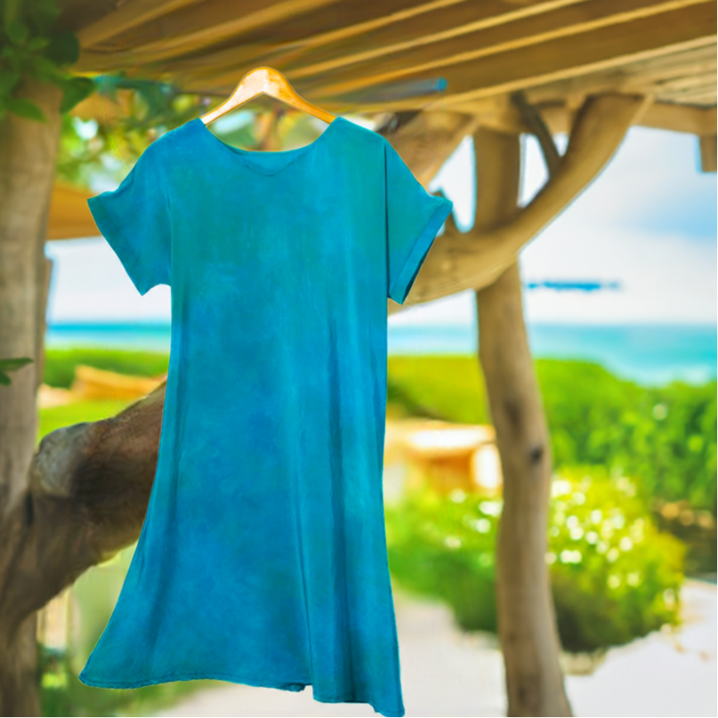 S/M Jade Silk Dress