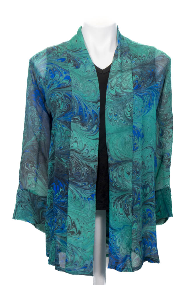 Emeralds Kimono with or without S/M blouse