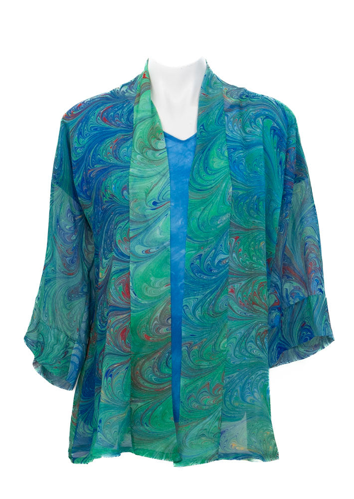 One Size Sheer Kimono Jacket Spring Primaries