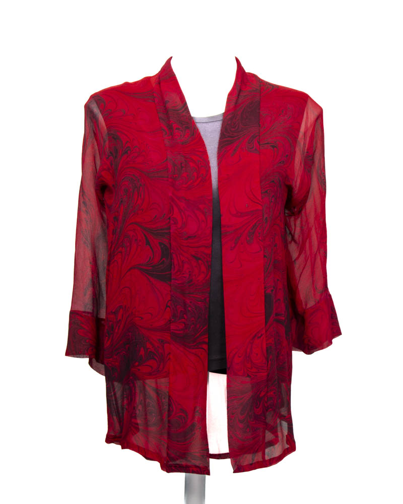 Red and Black Kimono