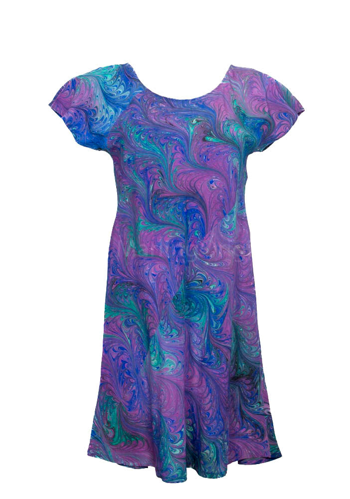 L/XL Bias-cut Short Dress Black Jewels
