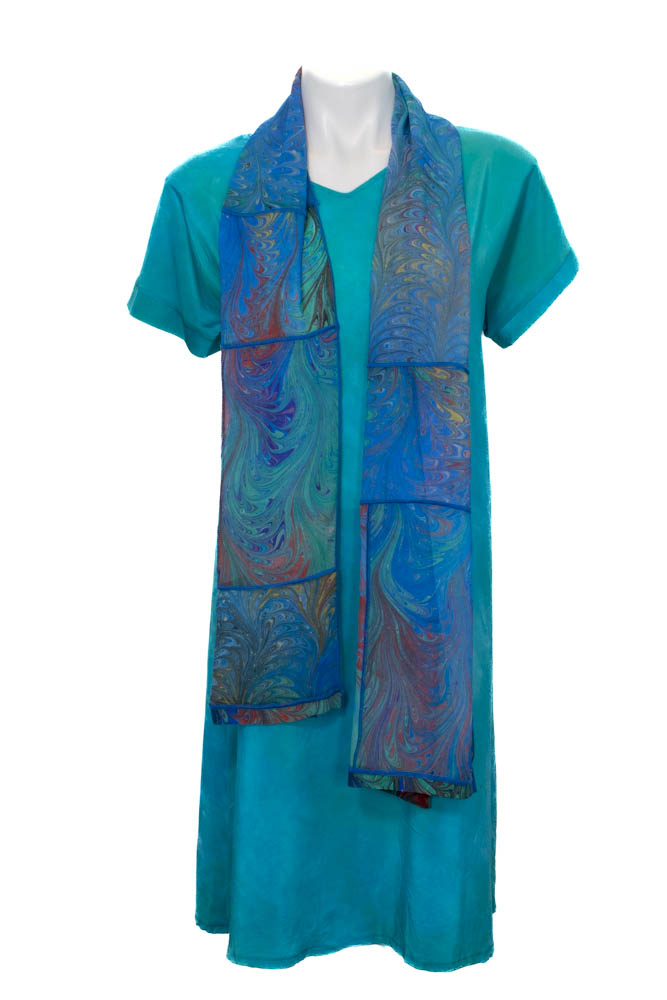 S/M Jade Silk Dress