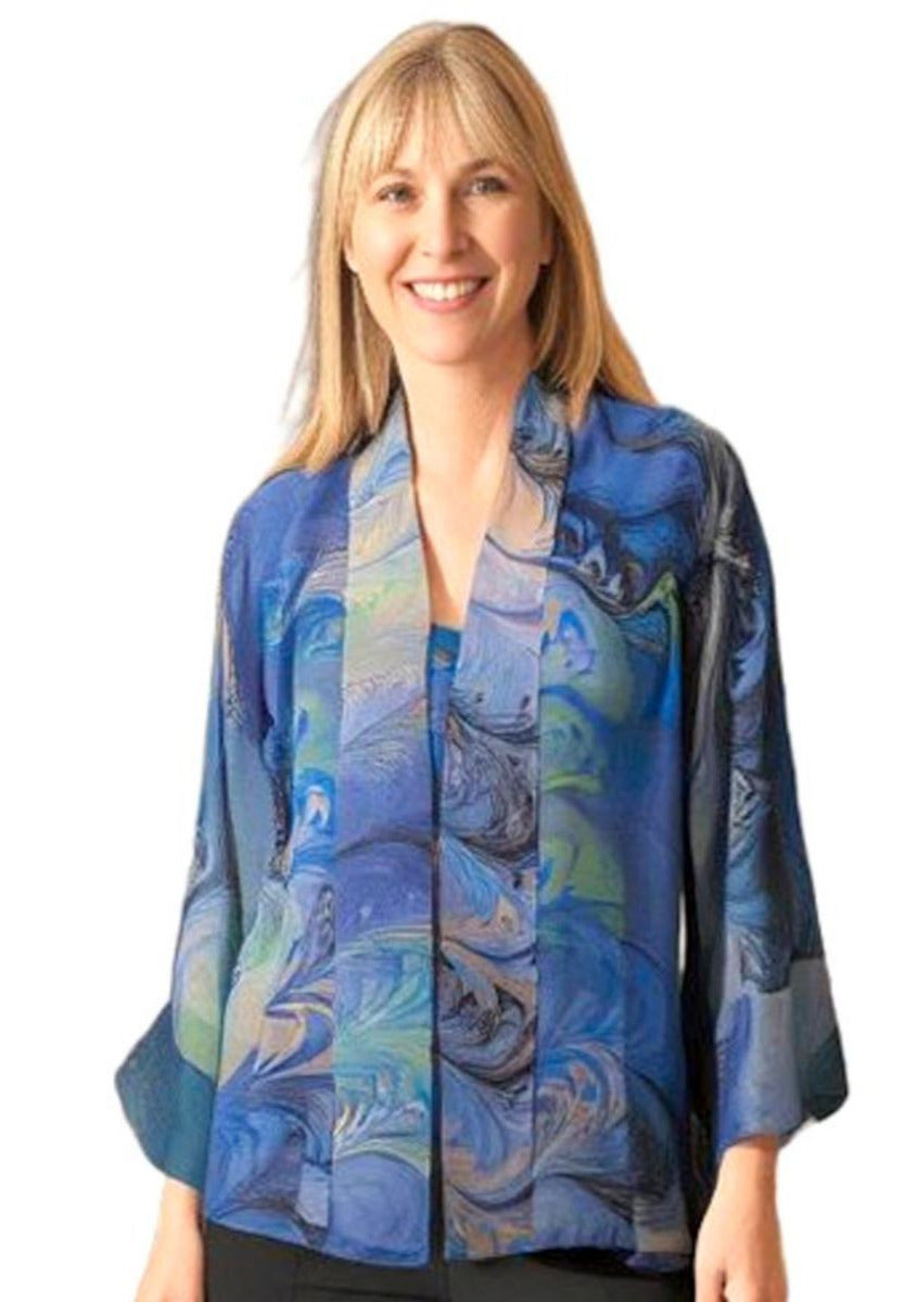 Celery Gray Kimono Jacket One Size