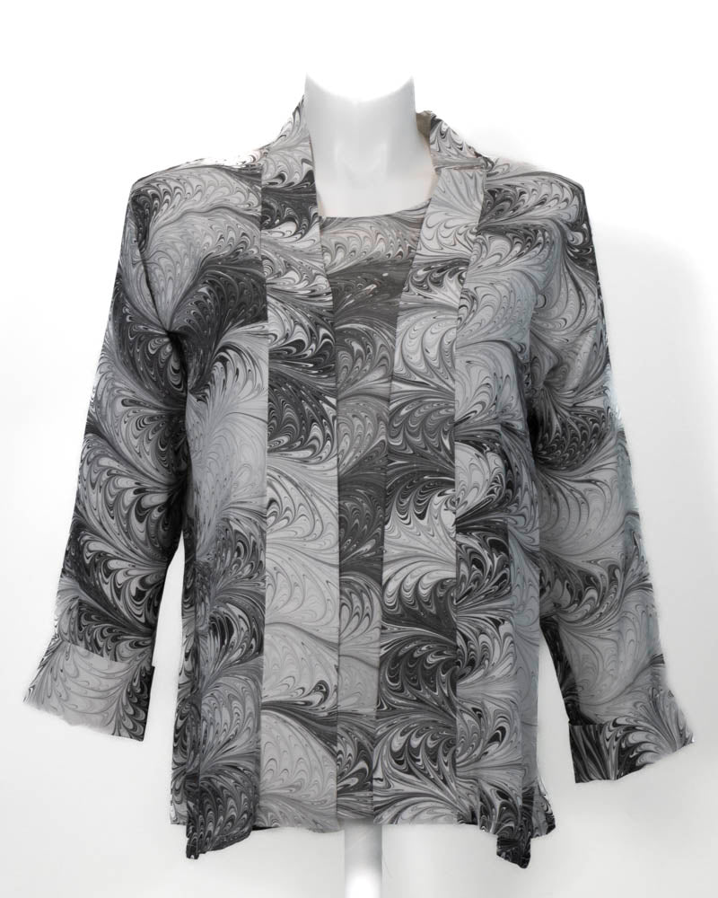 Newsprint Swing Jacket