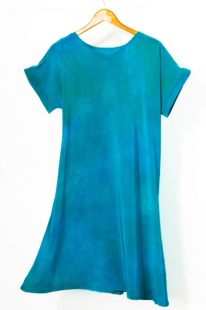 S/M Jade Silk Dress