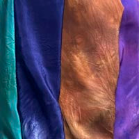 hand dyed silk fabric