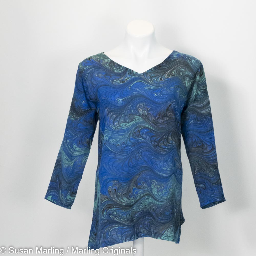 Marbled Silk Tunic – Marling Originals