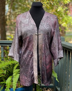Medium Satin Kimono Jacket