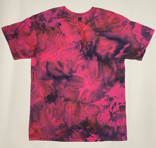 Large T Shirt Magenta with Purple & Violet