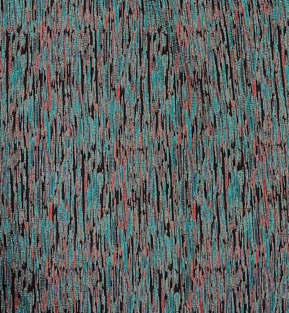 XL to Plus Knit Swing Jacket in Teal & Sienna
