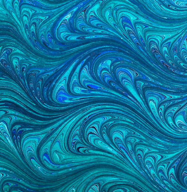 Closeup of the marbled emeralds section