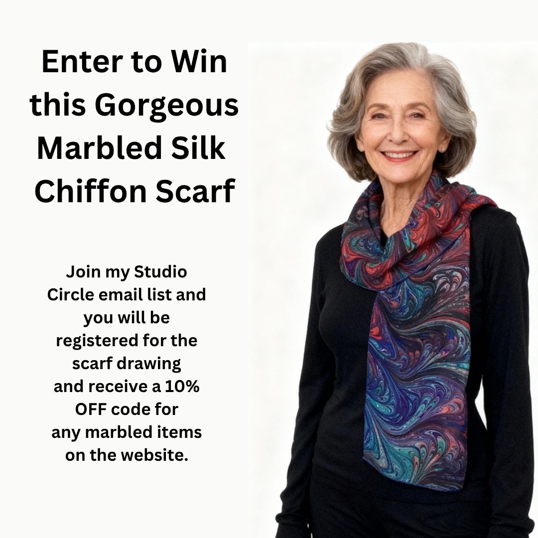 Purple Primaries Silk Scarf