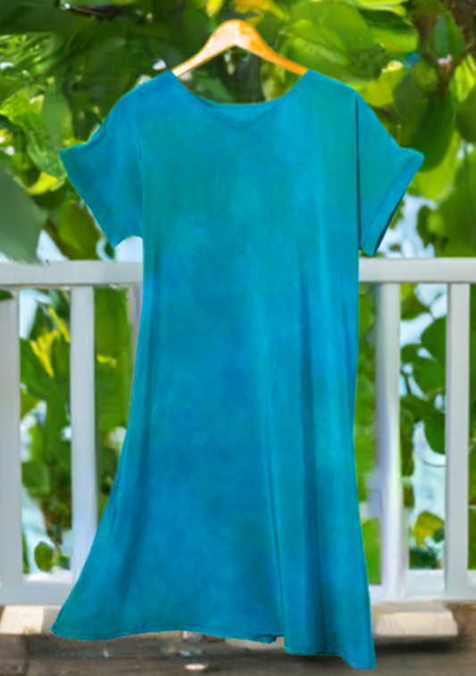 S/M Jade Silk Dress