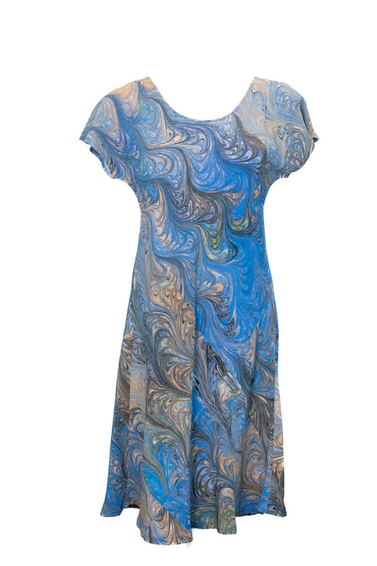 S/M Bias-Cut Short Dress Celery