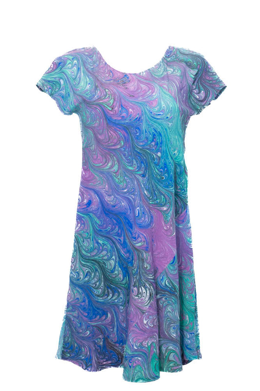 L/XL Bias Cut Dress Soft Jewels