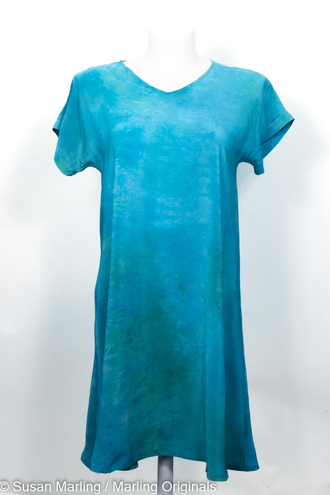 Medium Jade Green Silk Dress