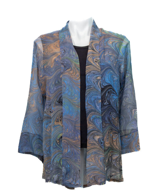 Celery Gray Kimono Jacket One Size