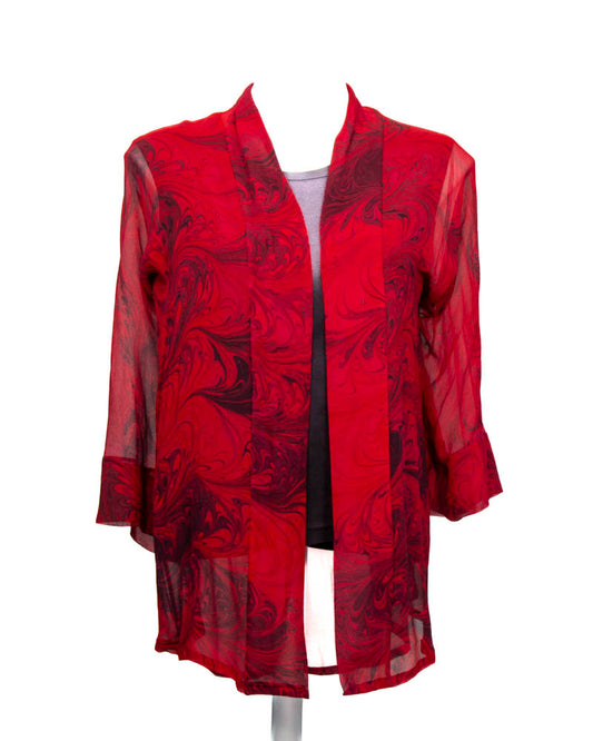 Red and Black Kimono