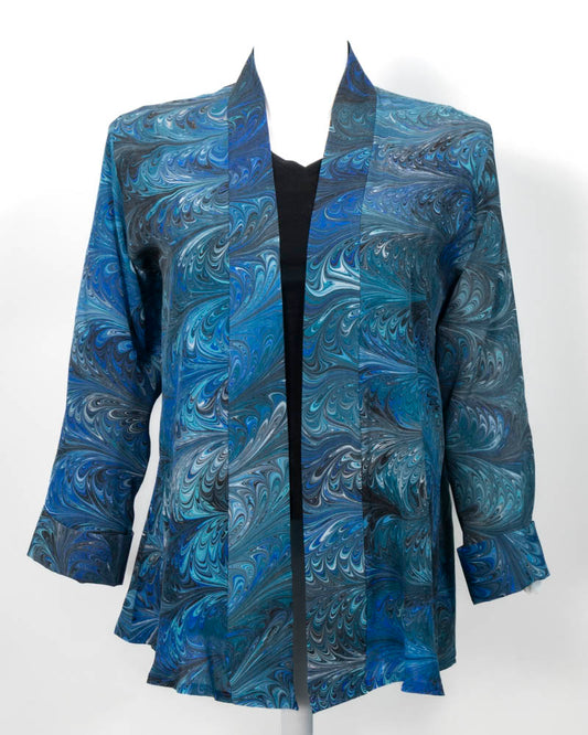 Regal Blues & Teal Swing Jacket
