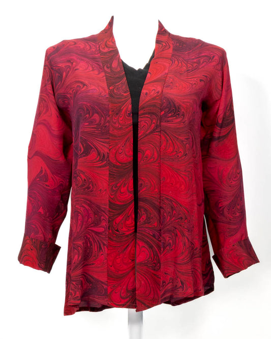 Red & Black Swing Jacket