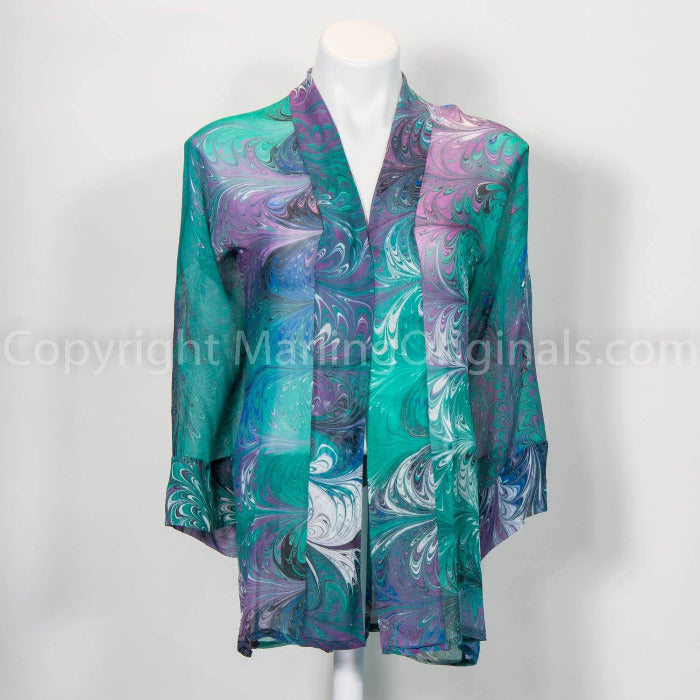 Hand Painted Sheer Kimono – Marling Originals